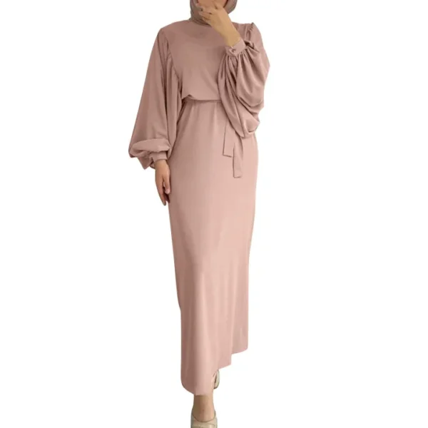 Women's Muslim Long Sleeve Dress Clothes Female Burka Hijab