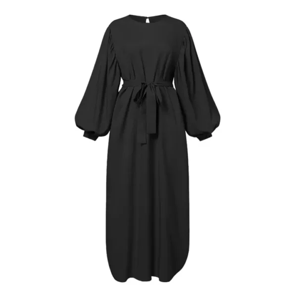 Women's Muslim Long Sleeve Dress Clothes Female Burka Hijab - Image 2